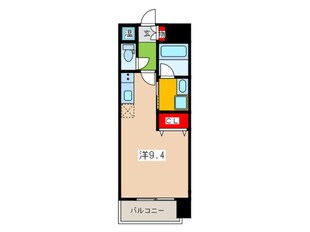 パラシオン上本町の物件間取画像